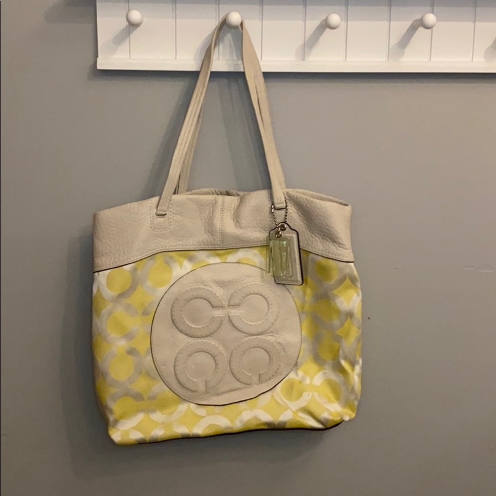 Coach- Yellow Shoulder Purse